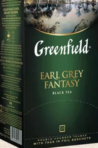 GREENFIELD Чорний чай Earl Grey Fantasy 25 шт.