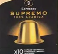 SEGAFREDO Кава в капсулах Supremo, 100% арабіка 10 × 5.1 g