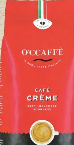 O’CCAFFÈ Кава в зернах Crema Rosso 1 kg