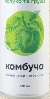 SPRAGA Комбуча з яблуком і грушею 0.33 l
