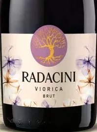 RADACINI Ігристе біле вино Viorica брют 0,75 л