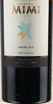 CASTEL MIMI Червоне сухе вино Merlot 0,75 л