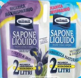 MILMIL Рідке мило Nutriente Delicato 2 л, в асортименті