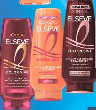 ELSEVE Бальзам 400 мл, Color Vive/Dream Long/Full Resist, в асортименті
