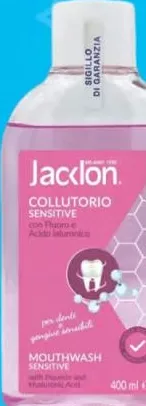 JACKLON Ополіскувач для рота 400 мл, Sensitive/Extra Mint, в асортименті