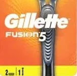 GILLETTE Бритвений станок Fusion, 2 леза, 1 шт.