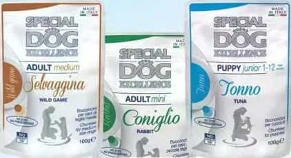 SPECIAL DOG Корм для собак 100 г, дичина/кролик/тунець, в асортименті