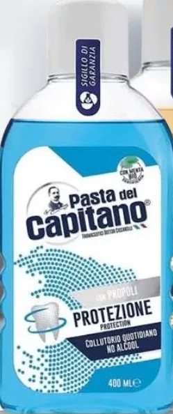 Apă de gură Pasta del Capitano Protezione / Zenzero, fără alcool, 400 ml