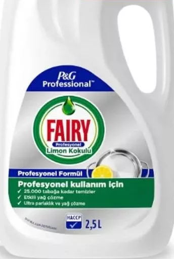 Detergent de vase FAIRY Professional, lămâie, 2500 ml
