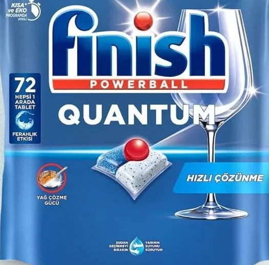 Capsule pentru mașina de spălat vase FINISH Powerball Quantum, 72 buc.