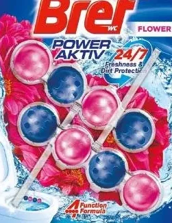 Bloc pentru toaletă Bref Power Aktiv, variante asortate, 2 × 50 g