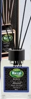 Difuzor cu bețișoare Hayat Alfa, Black Diamond sau Vanilla, 100 ml