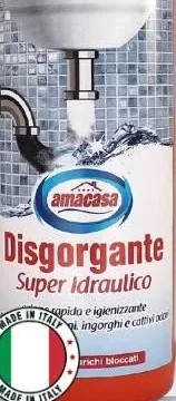 Gel pentru desfundarea țevilor Amacasa Disgorgante, 1 l
