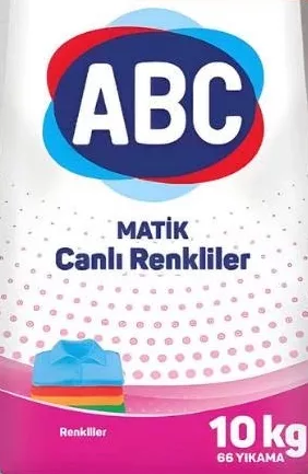 Detergent pudră ABC Matik, rufe colorate, 10 kg, 66 spălări