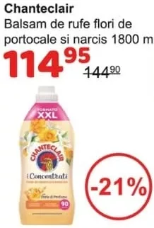 Chanteclair balsam de rufe flori de portocale și narcis, 1800 ml