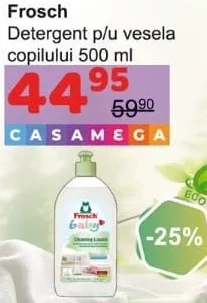 Frosch detergent pentru vesela copilului, 500 ml