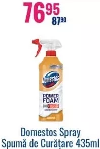 Domestos spray spumă de curățare, 435 ml