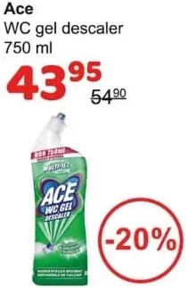Ace WC gel descaler, 750 ml