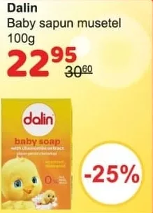 Dalin Baby săpun mușețel, 100 g