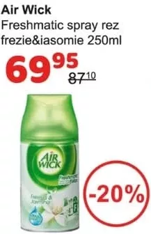 Air Wick Freshmatic spray rezervă frezie și iasomie, 250 ml