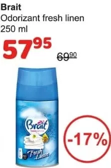 Brait odorizant Fresh Linen, 250 ml