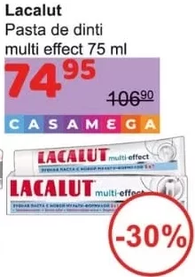 Lacalut pastă de dinți Multi Effect 75 ml