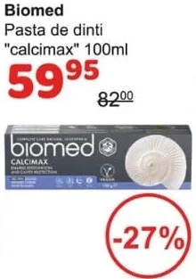 Biomed pastă de dinți Calcimax 100 ml