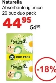 Naturella absorbante igienice Duo Pack 20 buc.