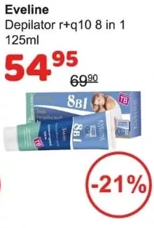 Eveline depilator R+Q10 8 în 1 125 ml