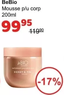 BeBio mousse pentru corp 200 ml