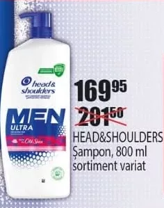 Head & Shoulders șampon 800 ml, sortiment variat