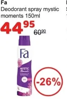 Fa deodorant spray Mystic Moments 150 ml