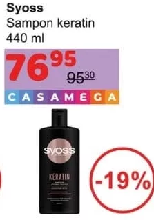 Syoss șampon Keratin 440 ml