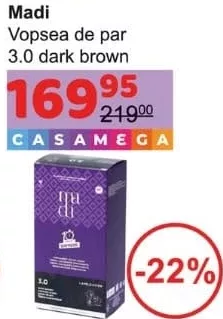 Madi vopsea de păr 3.0 Dark Brown