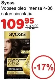 Syoss vopsea Oleo Intense 4-86 șaten ciocolatiu