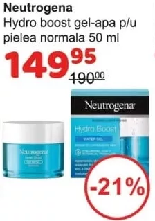 Neutrogena Hydro Boost gel-apă pentru piele normală 50 ml