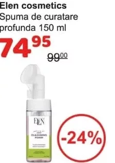 Elen Cosmetics spumă de curățare profundă 150 ml