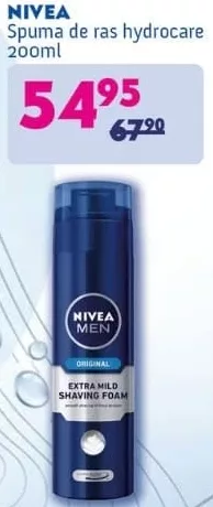 Nivea Men Hydrocare spumă de ras 200 ml