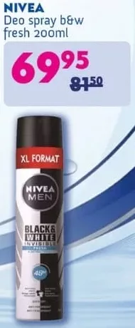 Nivea Men Black & White Fresh deodorant spray 200 ml