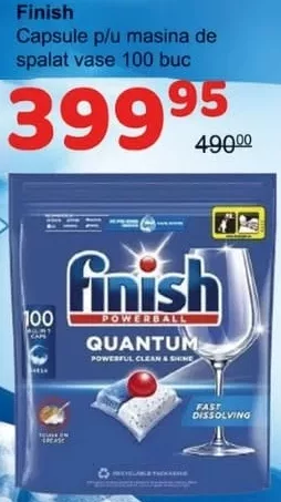 Finish Quantum capsule pentru mașina de spălat vase 100 buc