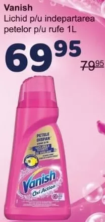 Vanish lichid pentru îndepărtarea petelor de rufe 1 l