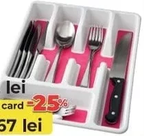 Organizator pentru tacâmuri în sertar Gondol (preț card)