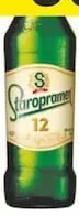 Bere Staropramen 12, sticlă, 0.5 l
