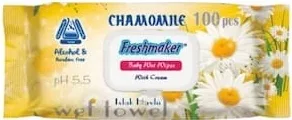 Șervețele umede Freshmaker, în sortiment, 100 buc