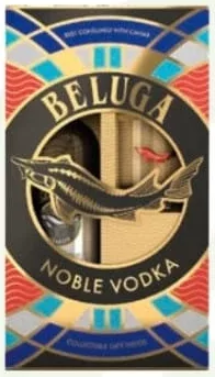 Set Beluga Noble, vodcă 0.7 l + 1 pahar, 1 set
