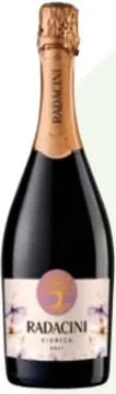 Vin spumant Rădăcini, Viorica alb brut / Fetească Albă brut / Rară Neagră roz brut, 0.75 l
