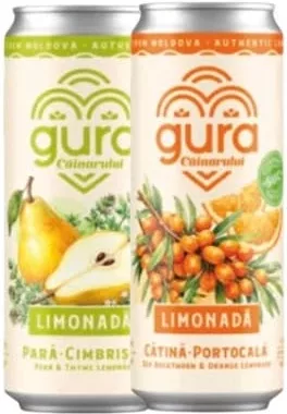 Gura Căinarului limonadă în sortiment, doză 330 ml