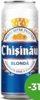 Chișinău bere blondă, 500 ml