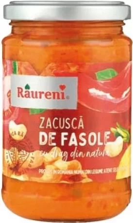 Râureni zacuscă de fasole, 300 g