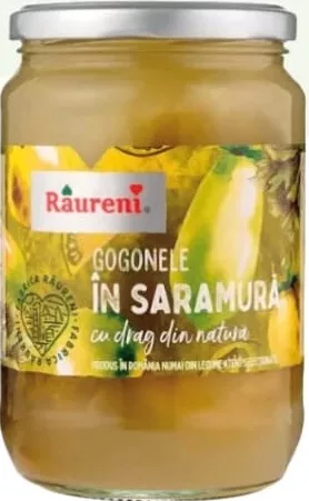 Râureni gogonele în saramură, 650 g
